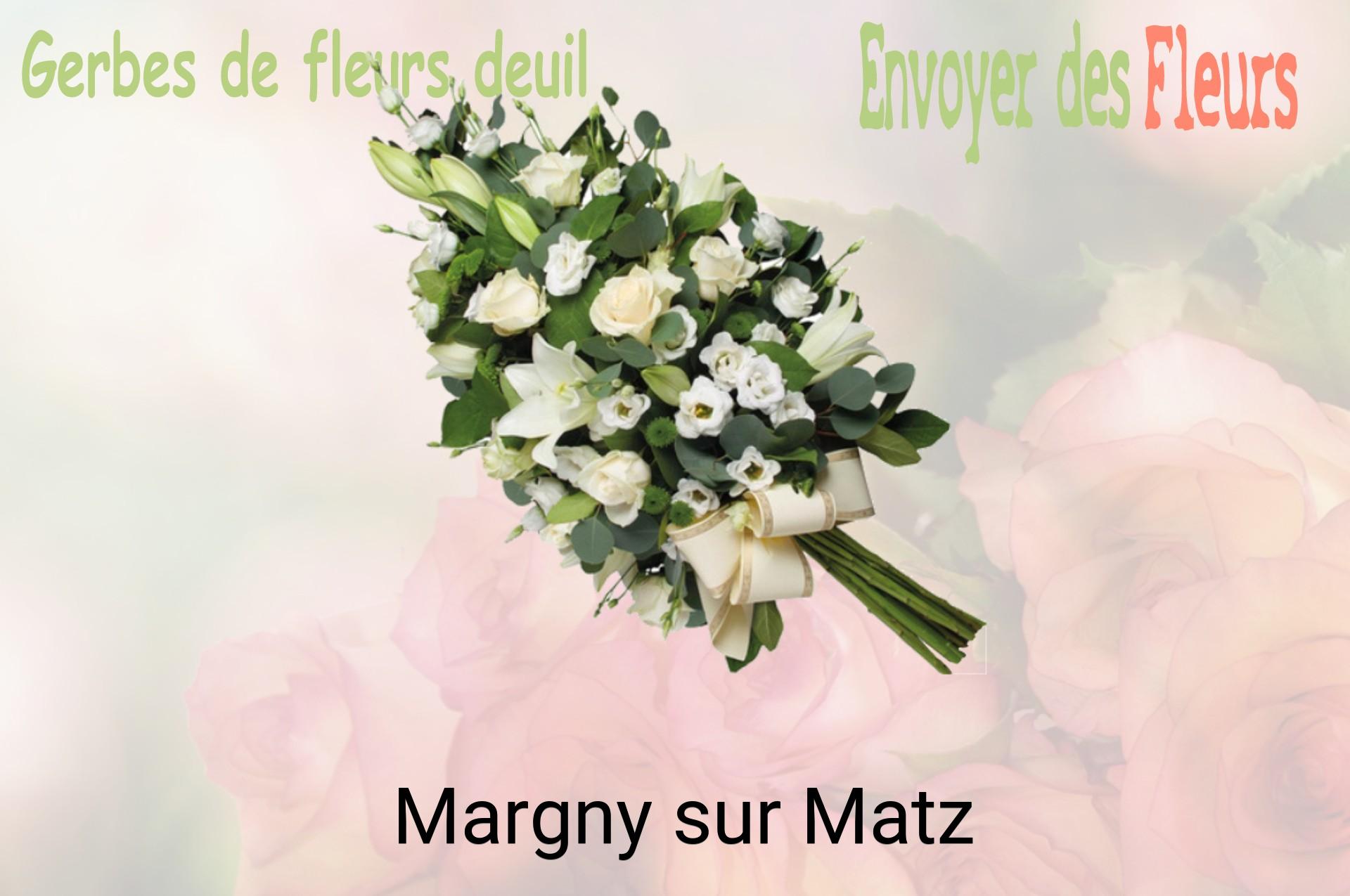 Gerbe de fleurs de deuil livrée à Margny-sur-Matz